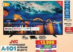 JVC LT-55VA3405T 55 İNÇ 4K ULTRA HD ANDROİD LED TV AKILLI TELEVİZYON